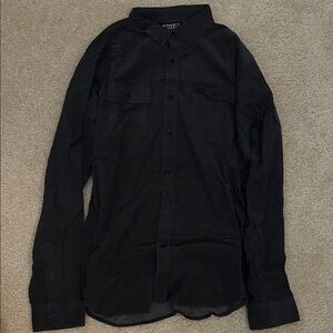 Black Ezekiel Button-Up Shirt